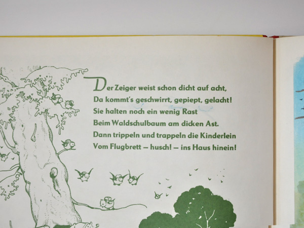 ドイツ フリッツ･バウムガルテンの絵本＜森の学校＞