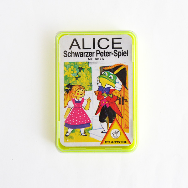 不思議の国のアリス　絵合わせカードゲーム＜レモン色のケース＞