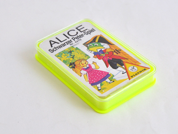 不思議の国のアリス　絵合わせカードゲーム＜レモン色のケース＞