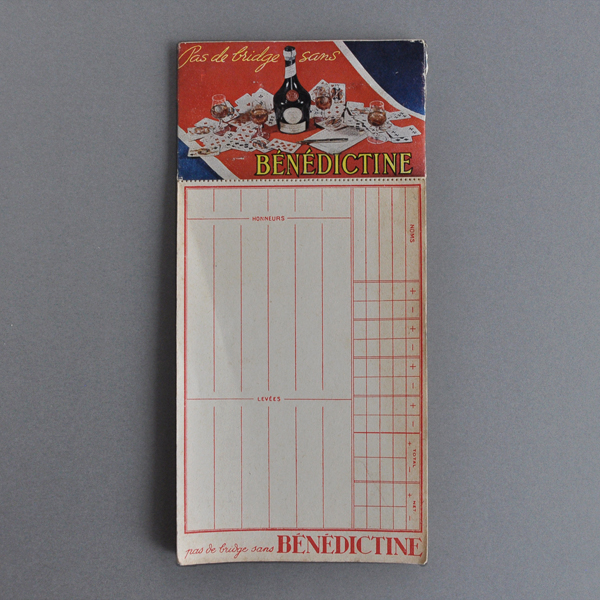 �t�����X�@�L���t�� �u���b�W�̃X�R�A�J�[�h ��BENEDICTINE��