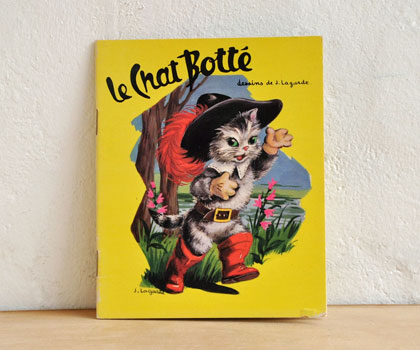 フランスのミニ絵本 Le Chat Botte 長靴をはいた猫 シトラスペーパー 雑貨のお話 絵本 書籍