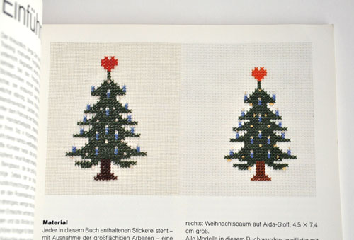 ドイツのクロスステッチ図案集 ＜Weihnachtsstickereien＞